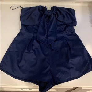 navy blue romper
